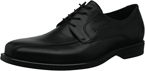 Waldläufer 319004 Herren Henry Schnürschuh Glattleder Lederfußbett Ziernähte, Groesse 43, schwarz von Waldläufer