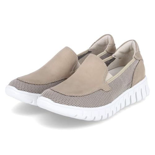 Waldläufer 916502 200 094 Damen Slipper H-Birdy Beige Corda, Beige, Gr. 7 von Waldläufer