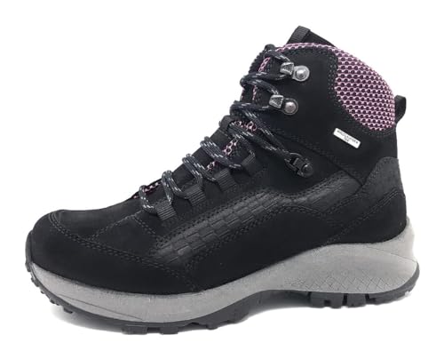 Waldläufer 9449977 405 228 Damen Leichtwander Stiefel Emma Schwarz, Schwarz, Gr. 7 von Waldläufer