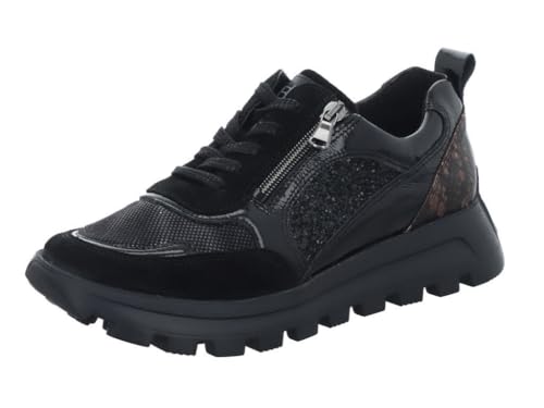 Waldläufer Damen Sneaker Low H-Ajala-Soft Schwarz 39,5 von Waldläufer