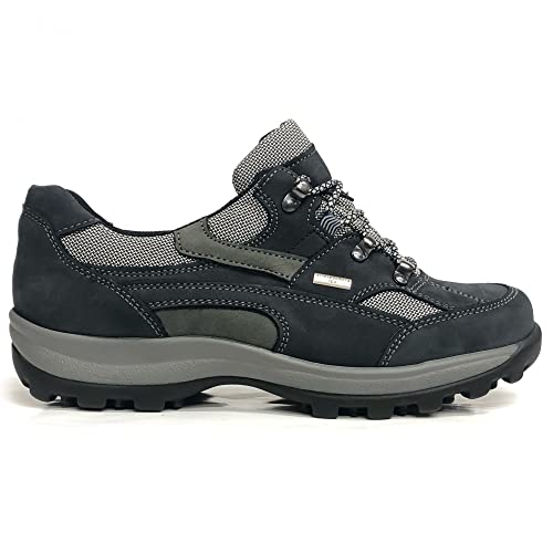 Waldläufer Damen 471954 494 312 Holly Denver Torrix Wasserdichte Wanderschuhe / Turnschuhe, Notte Basalt Silber, 39 EU von Waldläufer