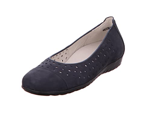 Waldläufer Damen Ballerinas Hesima 329050 191 217 blau 226772 von Waldläufer