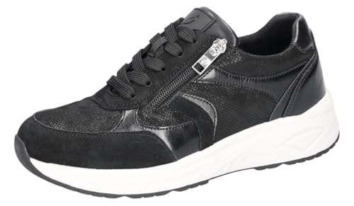 Waldläufer Damen Low Sneaker H-Jill Low Top 703002 104 Schwarz, Größe:40.5 EU von Waldläufer