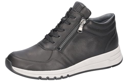 Waldläufer Damen Mid Sneaker H-April Mid Top 957702 139 Schwarz, Größe:40 EU von Waldläufer