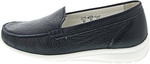 Waldläufer Damen Mokassins Erwachsene in blau von Waldläufer