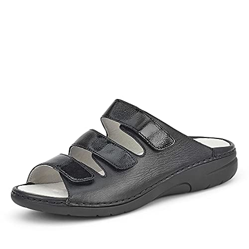 Waldläufer Gunna Pantolette Memphis Taipei schwarz Gr. 38 von Waldläufer