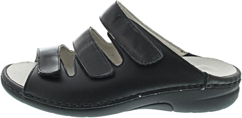 Waldläufer Gunna Pantolette Memphis Taipei schwarz Gr. 41 von Waldläufer