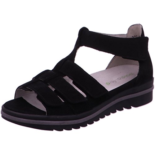 Waldläufer Damen Sandaletten 351802-191/001 schwarz 306610 von Waldläufer