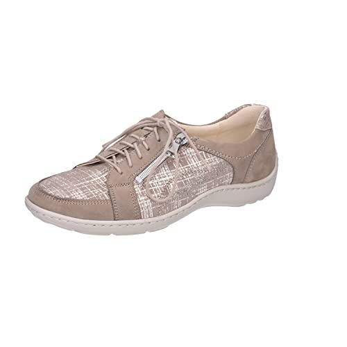 Waldläufer Damen-Schnürer - H beige (8), Gr. 8 von Waldläufer
