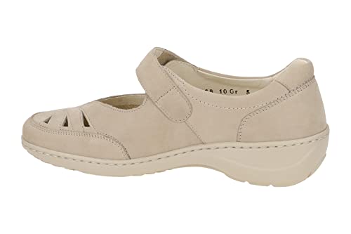 Waldläufer Damen Slipper Denver 607309191/094 beige 418193 von Waldläufer