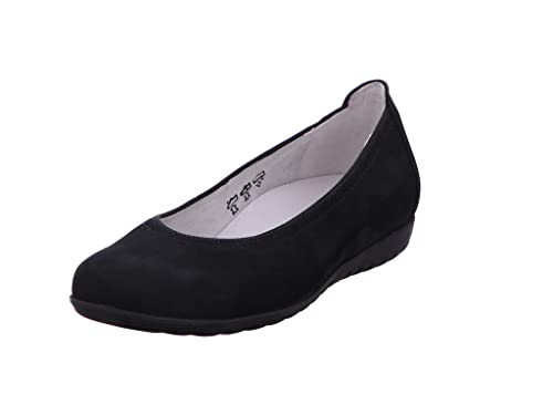 Waldläufer Damen Slipper Hesima 329051191/001 schwarz 588144, Schwarz, 42 EU von Waldläufer