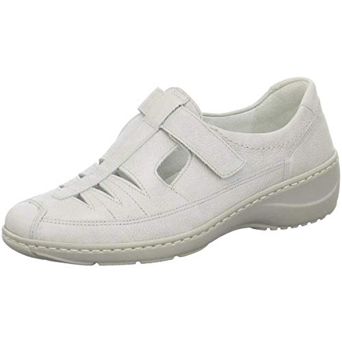 Waldläufer Damen Slipper Kya 607501-172-120 weiß 282135 von Waldläufer