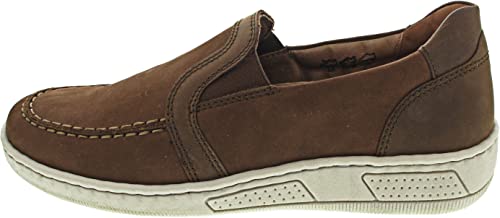 Waldläufer Denver 2xcrazy-Horse Herren Slipper in Braun, Größe 7 von Waldläufer