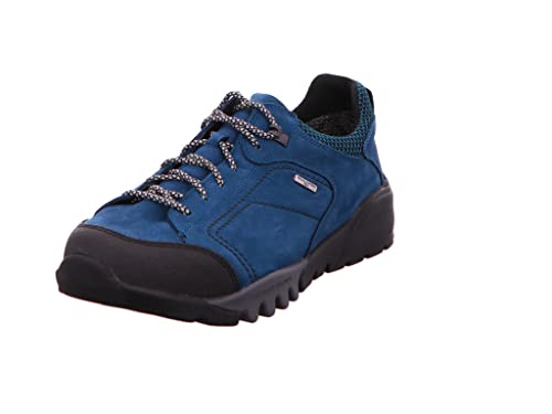 Waldläufer Fritz 729950 306 124 schwarz lago türkis Gummi Walli Sport Net Gummi Walli Sport Net Blau (schwarz lago türkis), 41.5 von Waldläufer