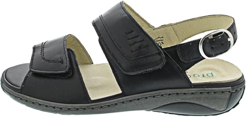 Waldläufer Garda Sandale Schwarz von Waldläufer