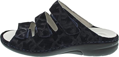 Waldläufer Gunna Pantolette Blau von Waldläufer