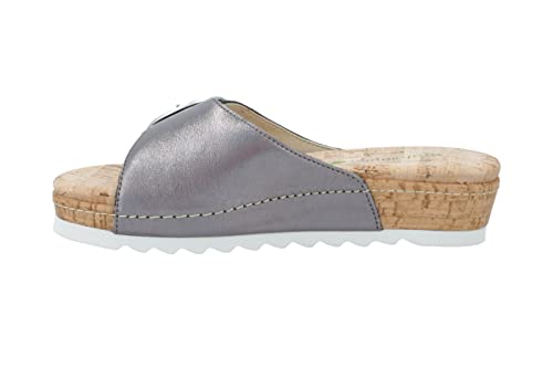 Waldlaeufer H-Amelie Bequeme Pantolette Weite H, Color:braun, 10-Englisch:6½ von Waldlaeufer