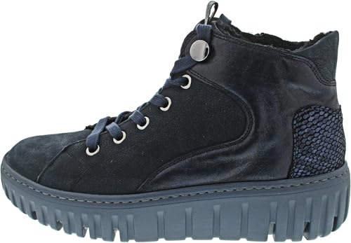 Waldläufer H-Livia Schnürstiefel Blau von Waldläufer