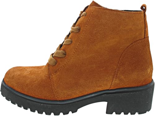 Waldläufer H-Luise Damen Schnürstiefel in Orange, Größe 3.5 von Waldläufer