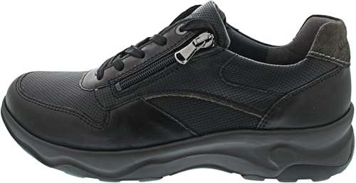 Waldläufer H-Max sportlicher Schnürer Schwarz von Waldläufer