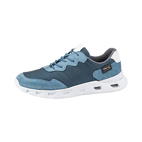 Waldläufer H-Olaf Herren Sneaker Halbschuhe Schnürschuhe blau Denim Marine Snow von Waldläufer