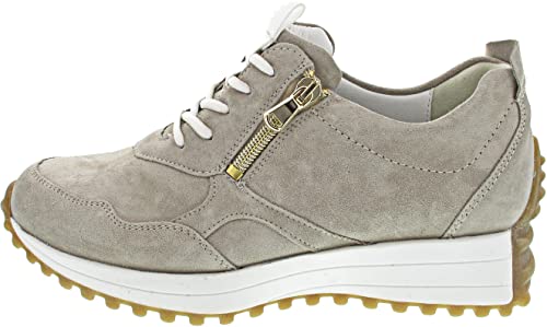 Waldläufer H-Pinky Damen Sneaker Low in Beige, Größe 6 von Waldläufer