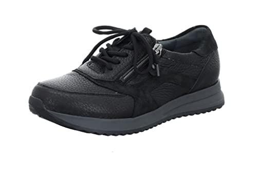 Waldläufer H Vicky 15 Damen Hallenschuh in Schwarz, Größe 3.5 von Waldläufer