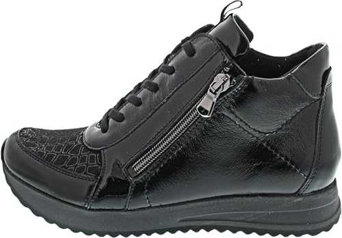 Waldläufer H-Vicky Schnürstiefelette Schwarz von Waldläufer