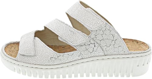Waldläufer H-Willow Pantolette Weiß von Waldläufer