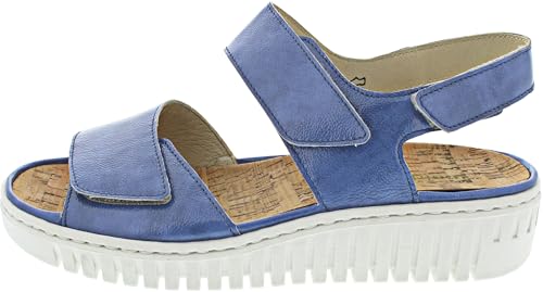 Waldläufer H-Willow Sandale Blau von Waldläufer