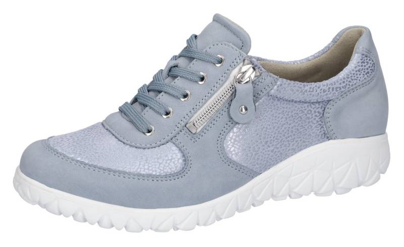 Waldläufer HAVY-Soft Schnürschuh Freizeitschuh, Halbschuh, Komfortschuh mit Reißverschluss, H-Weite von Waldläufer