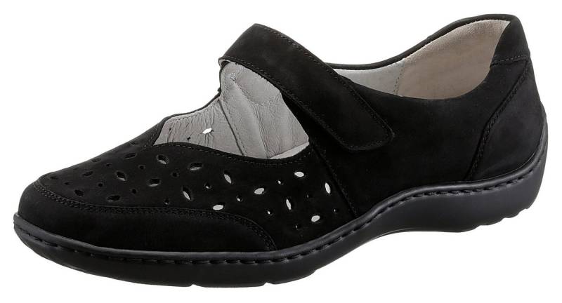 Waldläufer HENNI Ballerina Klettschuh, Komfortschuh mit Perforation, H-Weite von Waldläufer