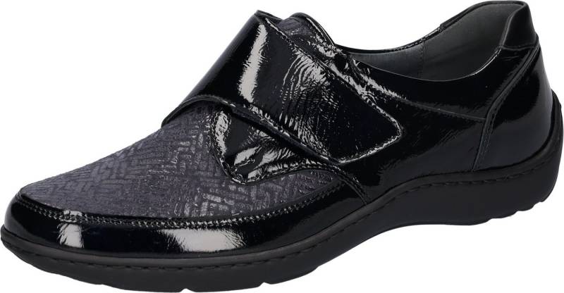 Waldläufer HENNI-Soft Klettschuh, Bequemschuh, Komfortschuh in Lack-Optik, Weite H = sehr weit von Waldläufer