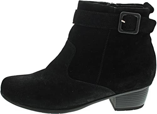 Waldläufer Haifi Damen Stiefelette in Schwarz, Größe 5.5 von Waldläufer