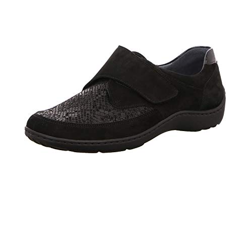 Waldläufer Damen Slipper Schuhe Henni-Soft Halbschuh Veloursleder Freizeit Elegant Slip-Ons Uni von Waldläufer