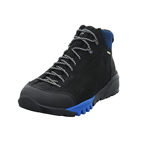 Waldläufer Herren H-Fritz Schwarzer Glattleder Boot Schwarz Gr. 42 von Waldläufer