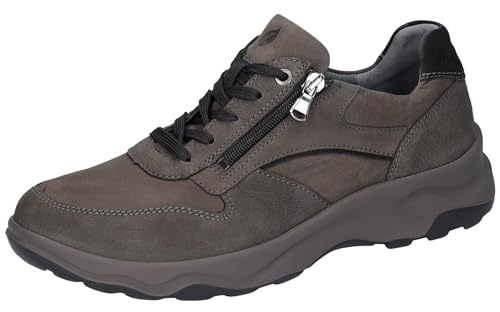 Waldläufer Herren Schnürhalbschuhe H-Max Halbschuh Veloursleder Freizeit Elegant Schuhe Uni h max braun wechselfußbett von Waldläufer