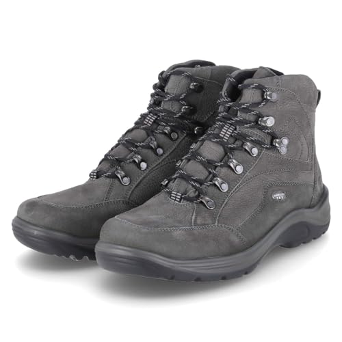Waldläufer Herren orthopädischer Schnürhalbschuh in grau - Gr. 45 von Waldläufer