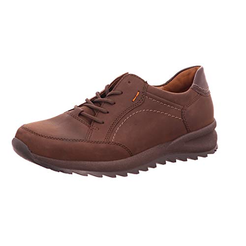 Waldläufer Herren Schnürhalbschuhe Helle Sneaker Veloursleder Freizeit Elegant Schuhe Uni Helle von Waldläufer