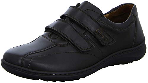 Waldläufer Herren Schnürhalbschuhe Herwig Klettschuh Glattleder Freizeit Elegant Schuhe Uni Herwig Herren Klettschuhe Halbschuhe Bequemschuhe von Waldläufer