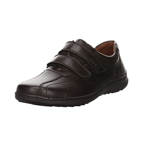 Waldläufer Herren Schnürhalbschuhe Herwig Klettschuh Glattleder Freizeit Elegant Schuhe Uni Herwig Herren Klettschuhe Halbschuhe Bequemschuhe von Waldläufer