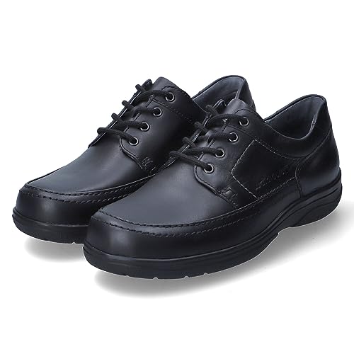 Waldläufer Herren Schnürschuhe Halbschuhe Ken Schwarz Palmer von Waldläufer