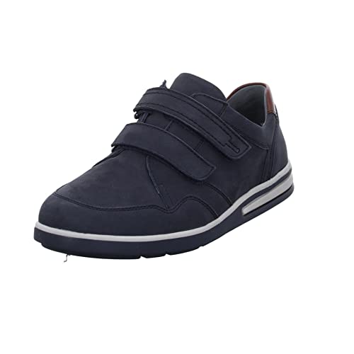 Waldläufer Herren Slipper Schuhe Klemens Halbschuh Veloursleder Freizeit Elegant Slip-Ons Uni dunkel-blau Klettverschluss bequem Freizeit Waldläufer Herren Slipper Schuhe Klemens Halbschuh Veloursleder Freizeit Elegant Slip-Ons Uni dunkel-blau Klettverschluss bequem Freizeit von Waldläufer