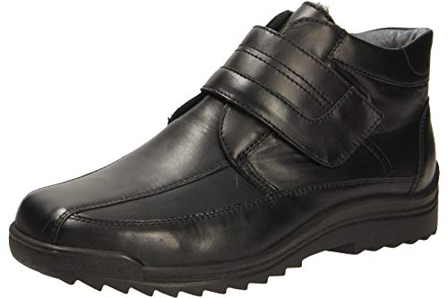 Waldläufer Herren Stiefel He.-Slipper Kai 613901 174 001 schwarz 344383 von Waldläufer