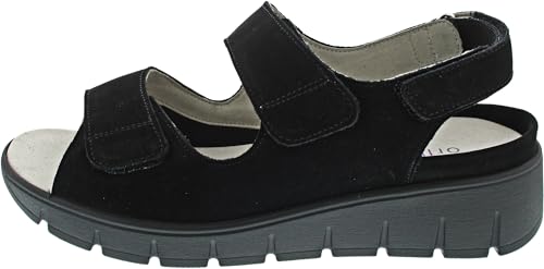 Waldläufer K-Adea Sandale Schwarz von Waldläufer