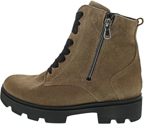 Waldläufer K-Dani 694806-135 Motta (Hellbraun) - gefütterte Stiefelette - Damenschuhe Bequeme Stiefel/Stiefeletten, Braun, leder (order), absatzhöhe: 20 mm von Waldläufer