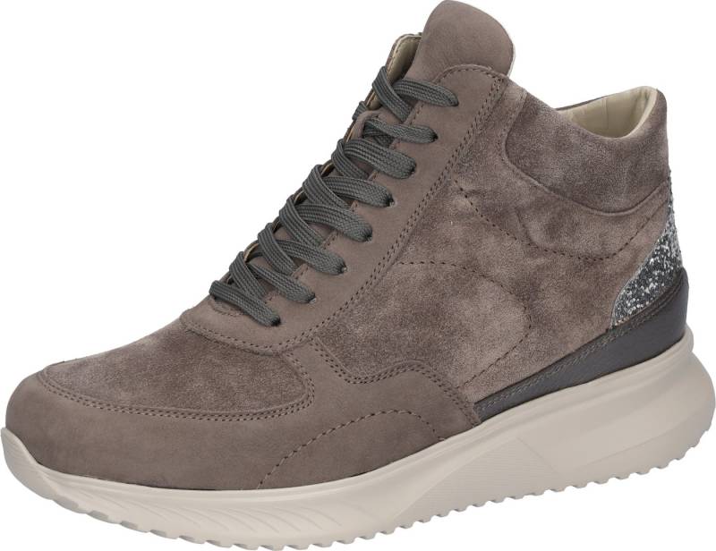 Waldläufer K-JANKA Schnürboots Schnürstiefelette, Bequemschuh, Glitter an der Ferse, K-Weite von Waldläufer