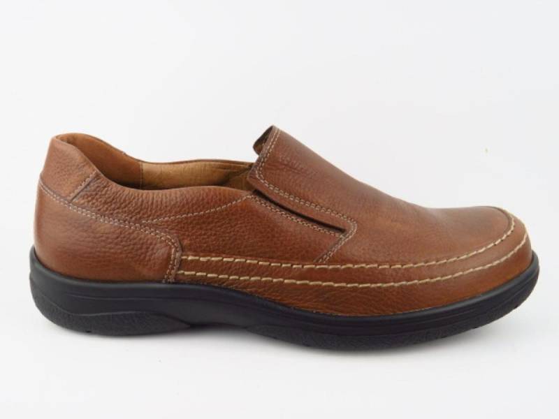 Waldläufer Ken GUTI-OIL tabak Slipper von Waldläufer