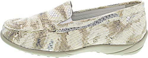 Waldläufer Kläre Damen Mokassin in Beige, Größe 5 von Waldläufer