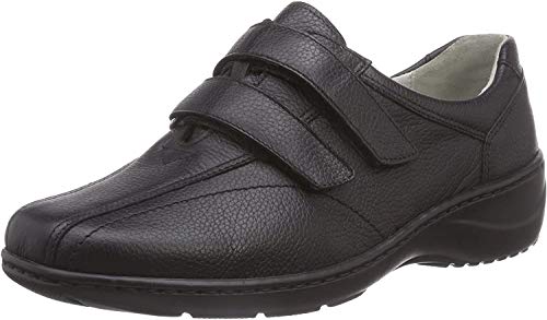 Waldläufer Kya Damen Slipper, Schwarz (Pigalle Schwarz), 39.5 EU (6 UK) von Waldläufer